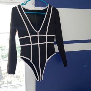 Back and White Onesie